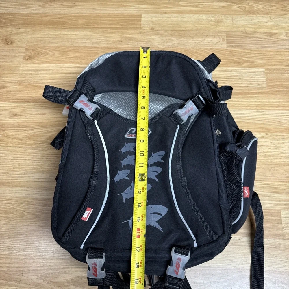 Garneau Cycling Bag‎ Mens Large Black Buckle Backpack Travel Pack